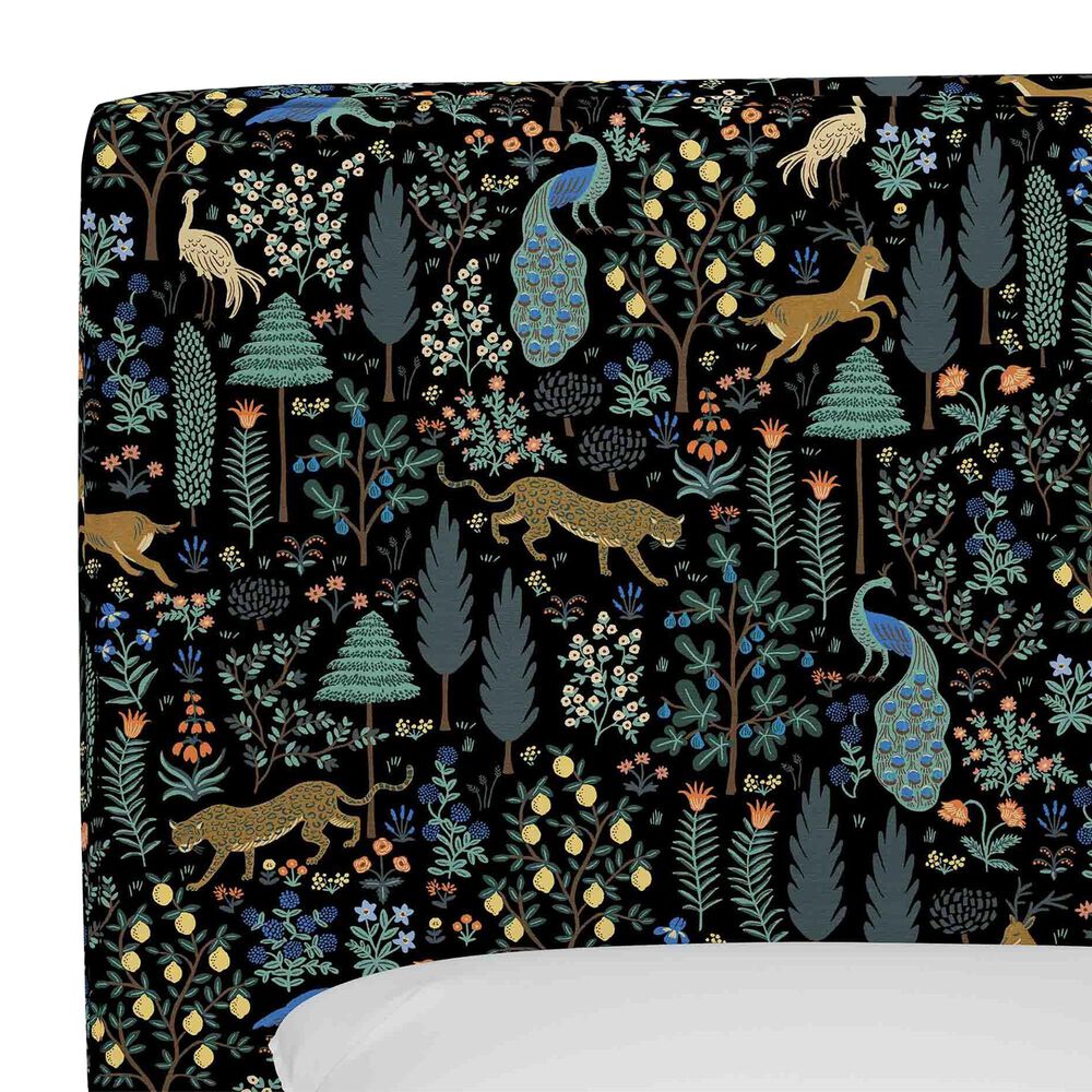 Skyline Furniture Elly King Headboard in Menagerie Black, , large