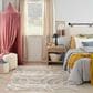 Nourison Astra Machine Washable 4" x 6" Ivory and Multicolor Area Rug, , large