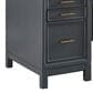 Riva Ridge Alexander 3-Piece Executive Desk with Door Bookcase and Combo File Set in Midnight, , large