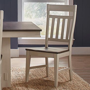 A-America Bremerton Slat Back Dining Chair in Saddle Dust and Oyster, , large