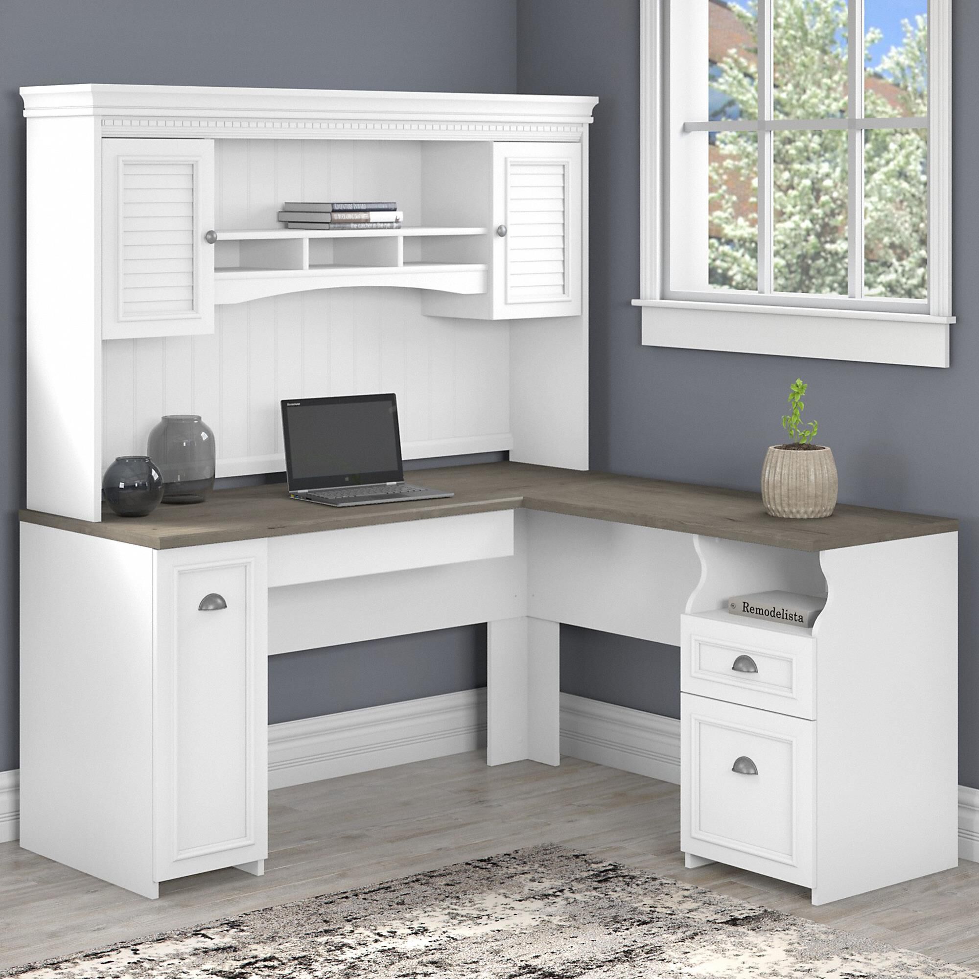 Bush fairview store l shaped desk