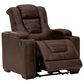 Ashley Owner"s Box Power Recliner in Thyme, , large