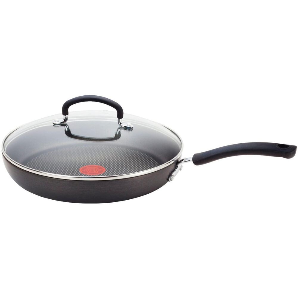 T-Fal Ultimate 12 Deep Saute Pan with Lid in Dark Gray