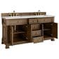 James Martin Vanities Brookfield 72" Double Bathroom Vanity in Pecan with 3cm Ethereal Noctis Quartz Top and Rectangular Sinks, , large