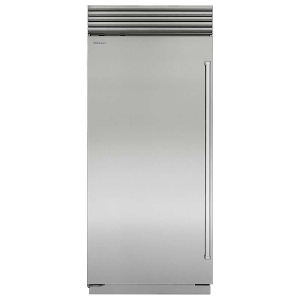 Sub Zero 22.8 Cu. Ft. Classic Left Hinge Built-In Refrigerator with Internal Water Dispenser and Tubular Handle in Stainless Steel, , large