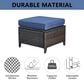 Sunwell Garden 6-Piece Fire Pit Set in Navy, , large