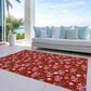Dalyn Rug Company Wonderland WN18 5" x 7"6" Red Indoor/Outdoor Area Rug, , large