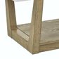 Crystal City Perth Cocktail Table in Weathered Sand and White, , large