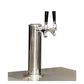 U-Line Double Tap Tower Kit For 24" Keg Refrigerator in Stainless Steel, , large
