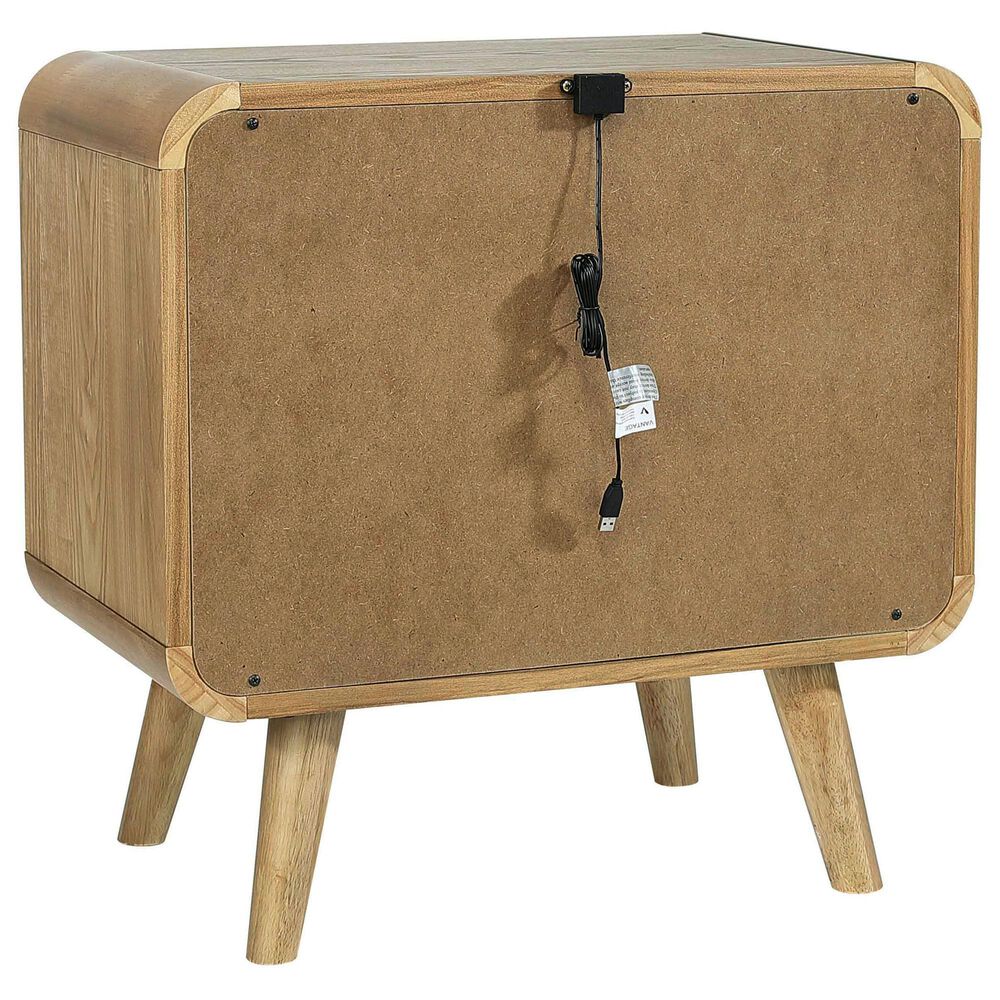 Pacific Landing Robyn 2 Drawer Nightstand in Light Ash, , large