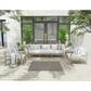 Nourison Courtyard Ivory and Charcoal 4" Square Indoor/Outdoor Area Rug, , large