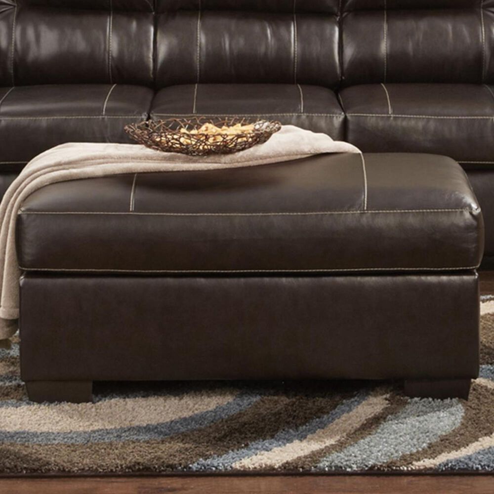 Arapahoe Home Austin Ottoman in Chocolate, , large