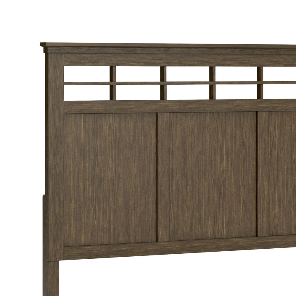 Ashley Queen Bed and Two Nightstands in Medium Brown, , large