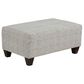 Arapahoe Home Ronstadt Ash Ottoman in Aspen Linen, , large