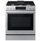 Samsung Bespoke 6.0 Cu. Ft. Smart Slide-In Gas Range with Illuminated Precision Knobs in Stainless Steel, , large