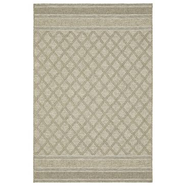 Oriental Weavers Tortuga TR10A 6"7" x 9"2" Beige and Black Area Rug, , large