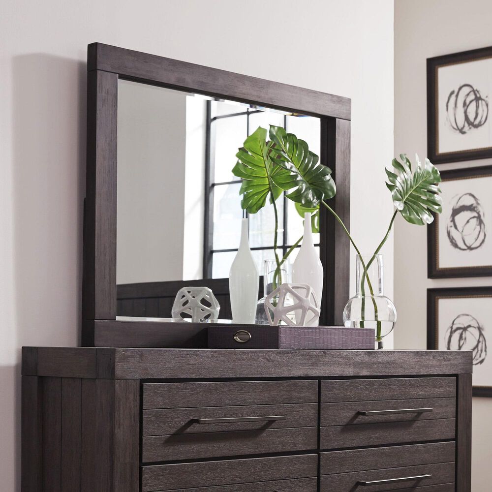 Urban Home Heath Dresser Mirror in Basalt Grey, , large