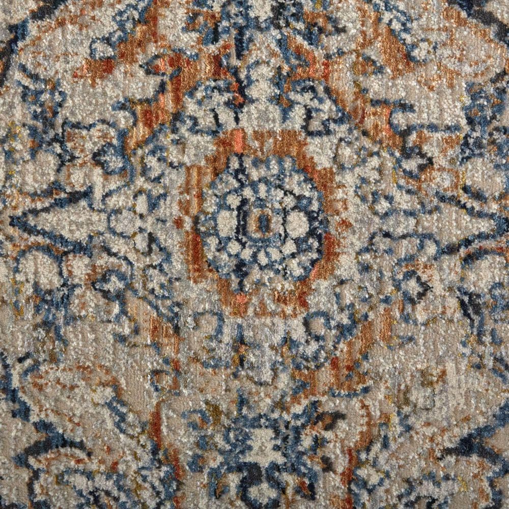 Feizy Kaia 7&#39;10&quot; x 9&#39;6&quot; Blue and Multicolor Area Rug, , large