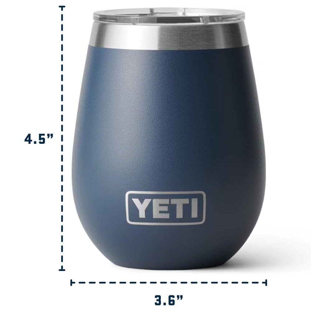 YETI Rambler 10 Oz Wine Tumbler with MagSlider Lid in Cape Taupe, , large
