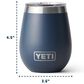 YETI Rambler 10 Oz Wine Tumbler with MagSlider Lid in Cape Taupe, , large