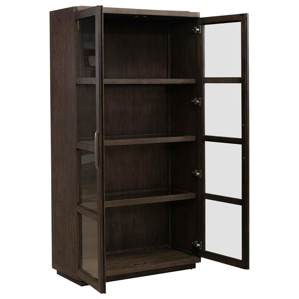 Liberty Furniture Cascade Falls Display Cabinet in Satin Espresso, , large