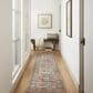 Amber Lewis x Loloi Georgie 2" x 5" Bordeaux and Antique Area Rug, , large