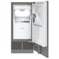 Sub-Zero 15" Indoor/Outdoor Right Hinge Undercounter Ice Maker with Pump in Panel Ready, , large
