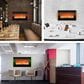 Timberlake Northwest Electric Fireplace with Backlights in Black, , large