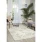 Nourison Damask DAS03 5" x 7" Ivory Area Rug, , large