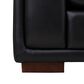 Italiano Furniture Luca Stationary Loveseat in Black, , large