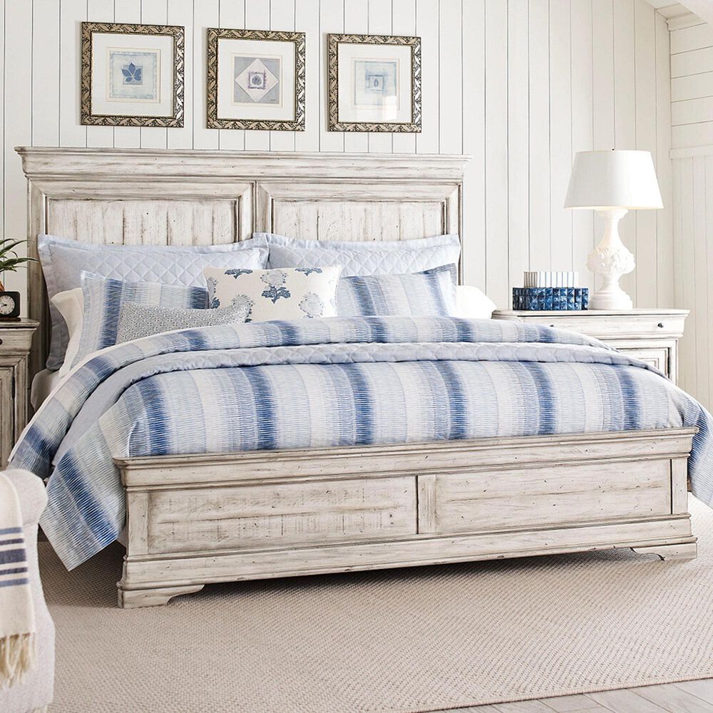 Kincaid Selwyn Carlisle Queen Panel Bed in Cottage White, , large