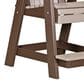 Amish Orchard Balcony Adirondack Chair in Weatherwood and Chestnut, , large