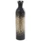 Maple and Jade Decorative Vase with Gold Ombre Design in Polished Black and Gold, , large
