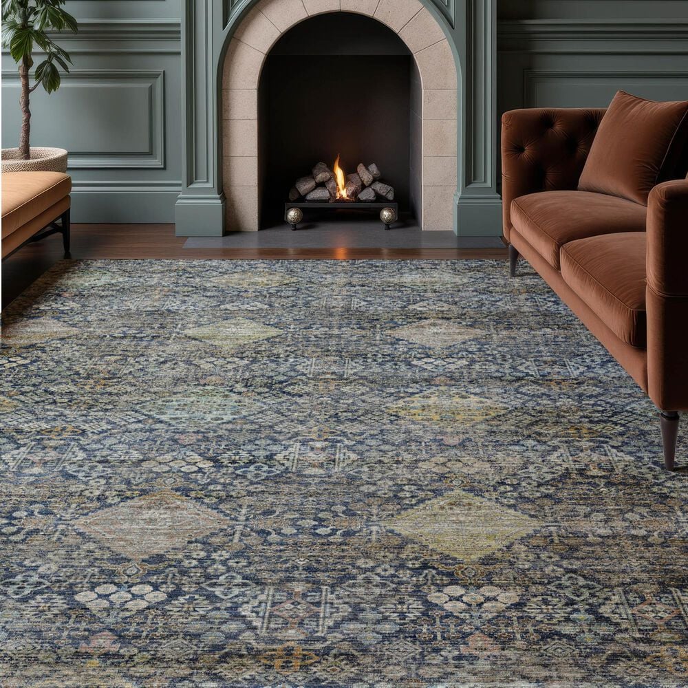 Dalyn Rug Company Aristo AR1 Navy 5' x 7'6" Area Rug, , large