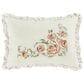 J. Queen New York Estelle 13" x 19" Lumbar Pillow in Coral and Cream, , large