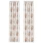 J. Queen New York Chardonnay 84" x 41" Window Panel Pair in Ivory, Blush, Lavender and Gold, , large