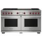 Wolf Appliances 60" Freestanding Dual-Fuel Smart Range with 6 Burners and Infrared Dual Griddle in Stainless Steel, , large