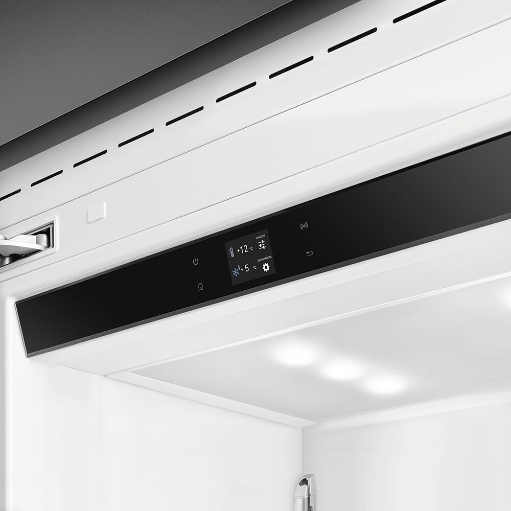 SMEG 19.64 Cu. Ft. Built-In Bottom Mount Refrigerator with Left Hinge in Stainless Steel, , large