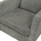 Hearth and Haven Sutton Swivel Chair in Gray, , large