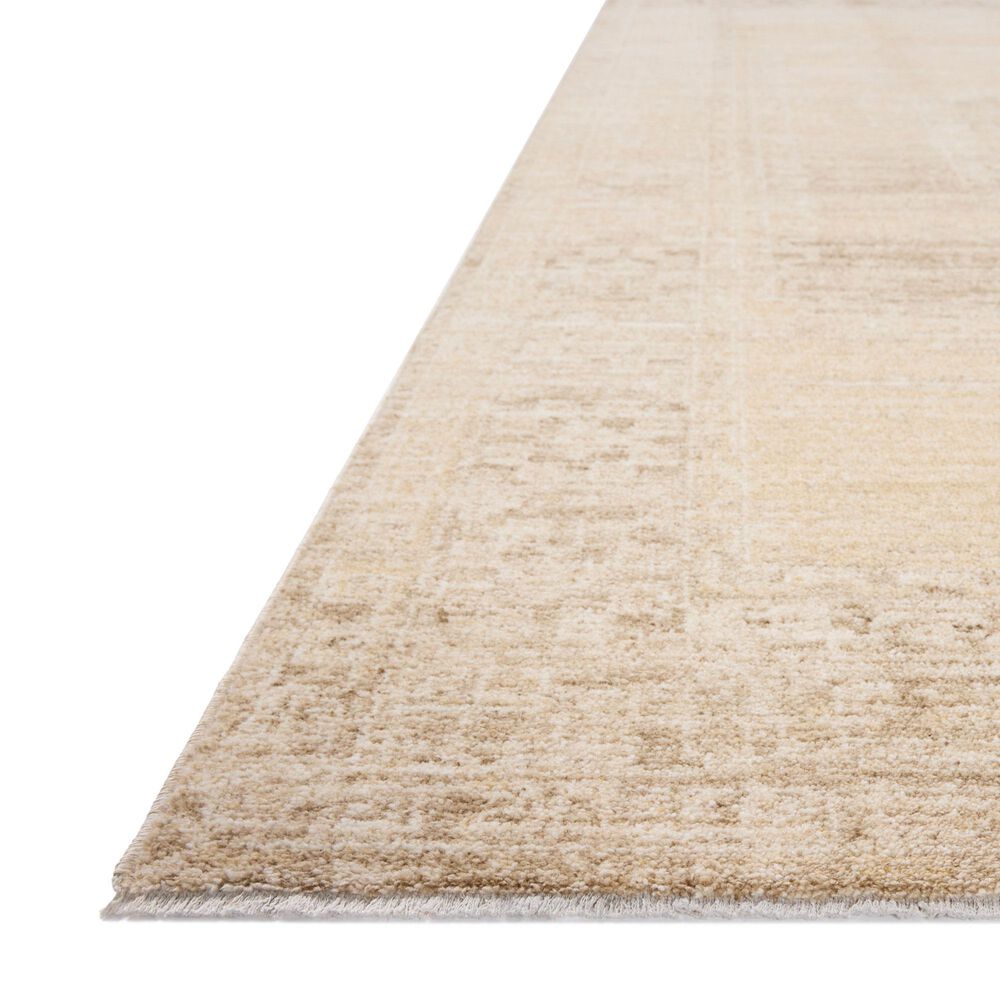 Chris Loves Julia x Loloi Palma Wheat and Taupe 5'3" x 7'6" Area Rug, , large