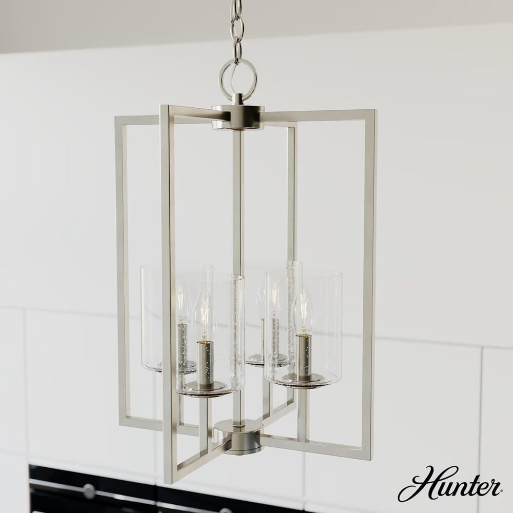 Hunter Kerrison 4-Light Pendant in Brushed Nickel, , large