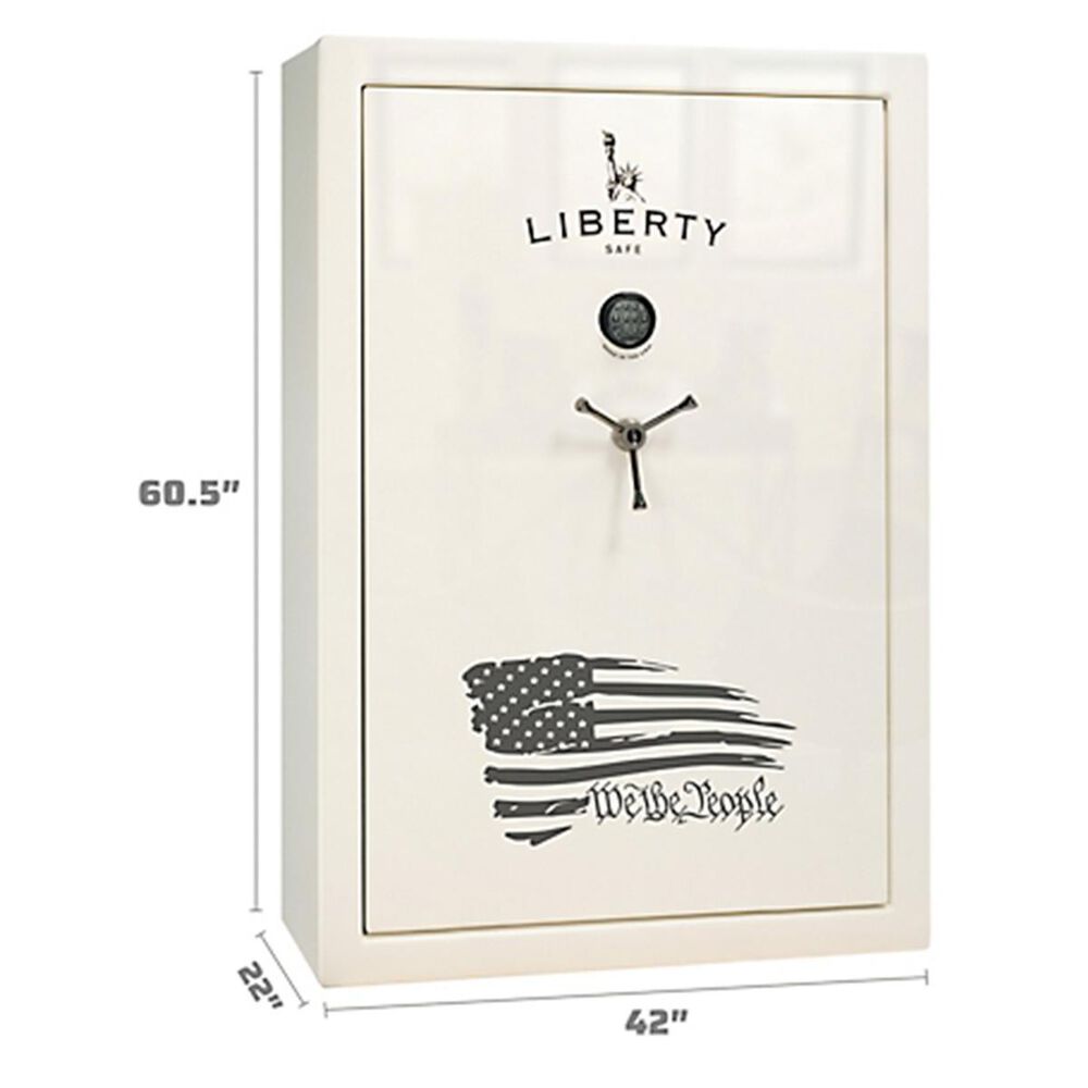 Liberty Safe &amp; Security We the People 60 Gun Safe in White Gloss, , large