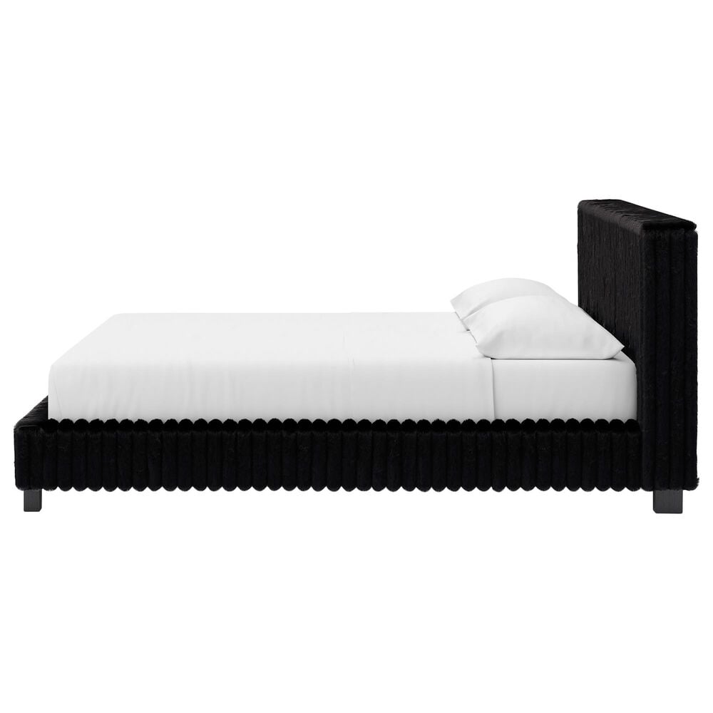 Ashley Zuraleus California King Upholstered Platform Bed in Black, , large