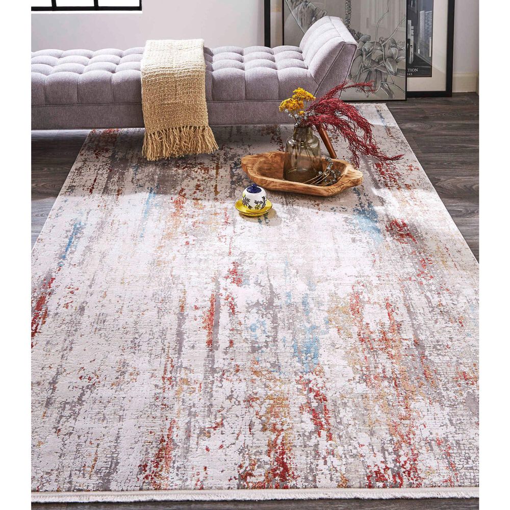 Feizy Cadiz 11&#39;6&quot; x 14&#39;6&quot; Ivory and Multicolor Area Rug, , large