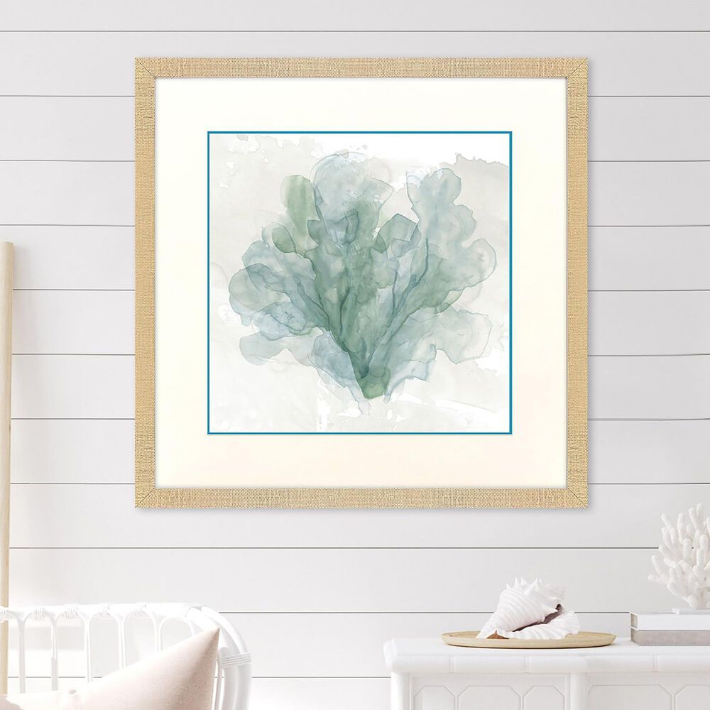Paragon 30" Square Sea Coral II Wall Art in Blue, , large