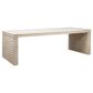 Jennifer Taylor Home Veda Dining Table in Whitewashed Natural - Table Only, , large