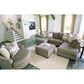 Ashley Creswell Oversized Swivel Accent Chair in Stone, , large