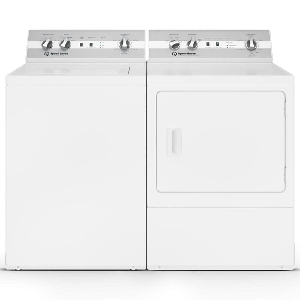 Speed Queen 7 Cu. Ft. Front Load Gas Dryer in White, , large