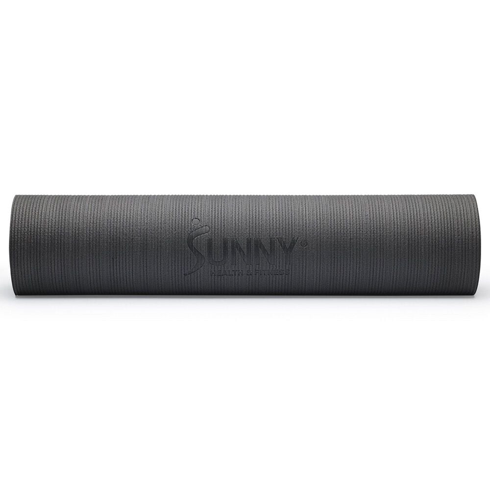 Sunny Health &amp; Fitness Anti-Slip Dual Color Exercise Yoga Mat in Grey, , large