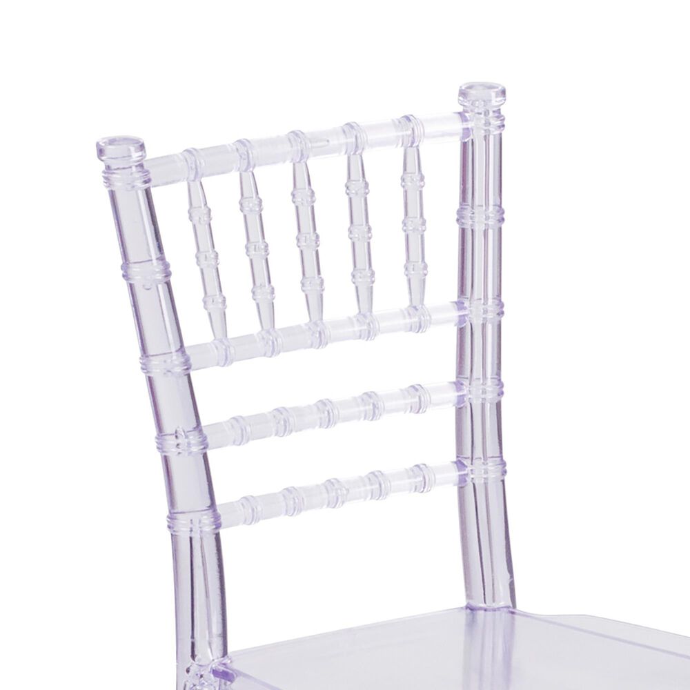 Flash Furniture Hercules Kids Chiavari Chair in Transparent Crystal, , large